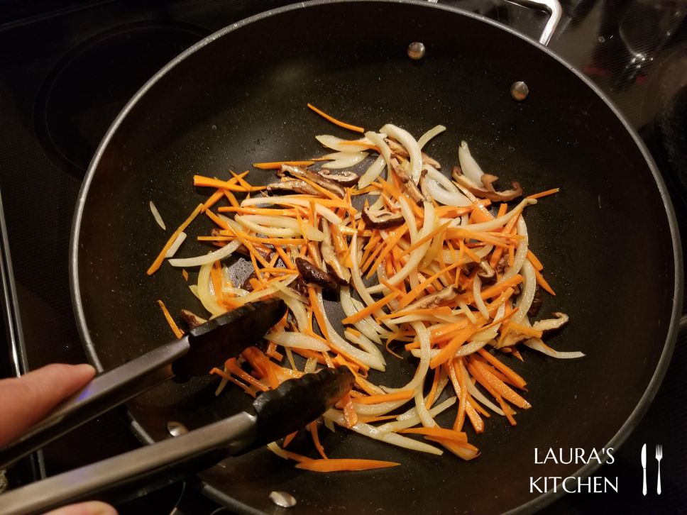 韩式杂菜冬粉的加工步骤