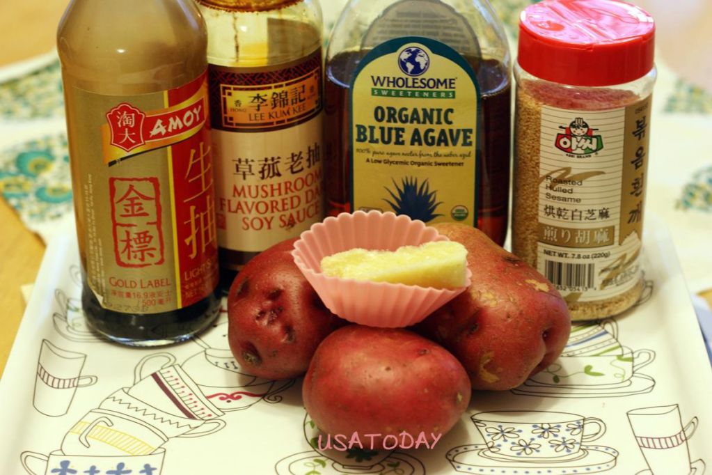 简单美味小菜，韩式马铃薯 Korean potato 감자 조림, GamJa JoRim的加工步骤