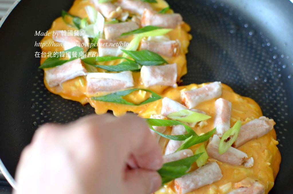 超简单泡菜煎饼的加工步骤