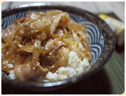 日式洋葱豚丼