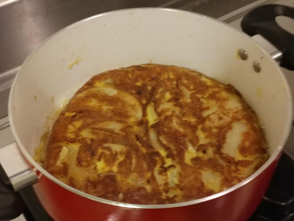 Tortilla 西班牙烘蛋的加工步骤