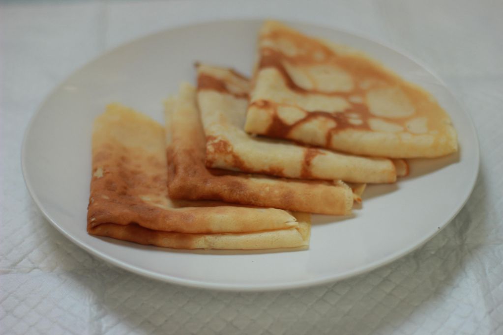 轻鬆做法式可丽饼皮(少量食谱)的加工步骤