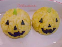 【亲子食堂】Happy Halloween南瓜&amp;可乐饼咖喱饭饭