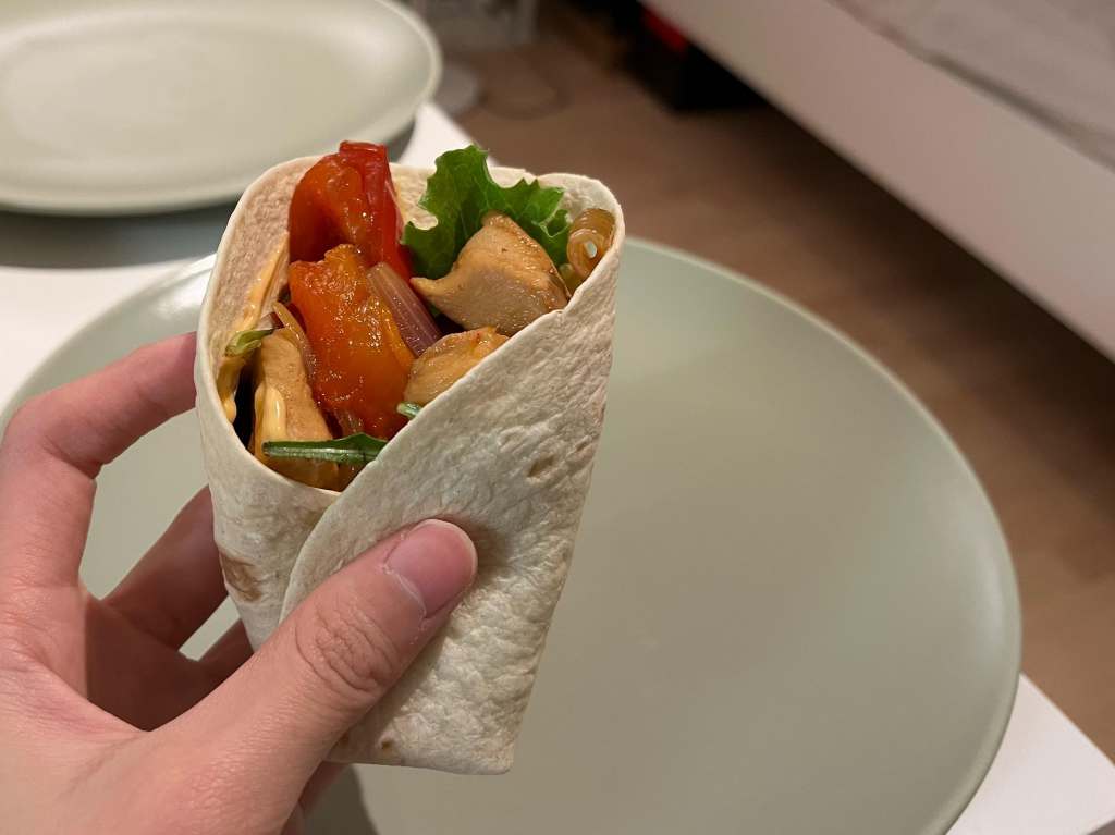 🌯 嫩鸡墨西哥卷饼 Fajita｜主食的加工步骤