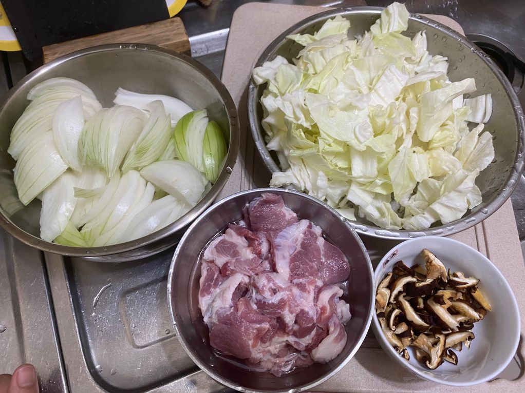 ❤️鲜嫩猪肉蔬菜丼饭❤️的加工步骤