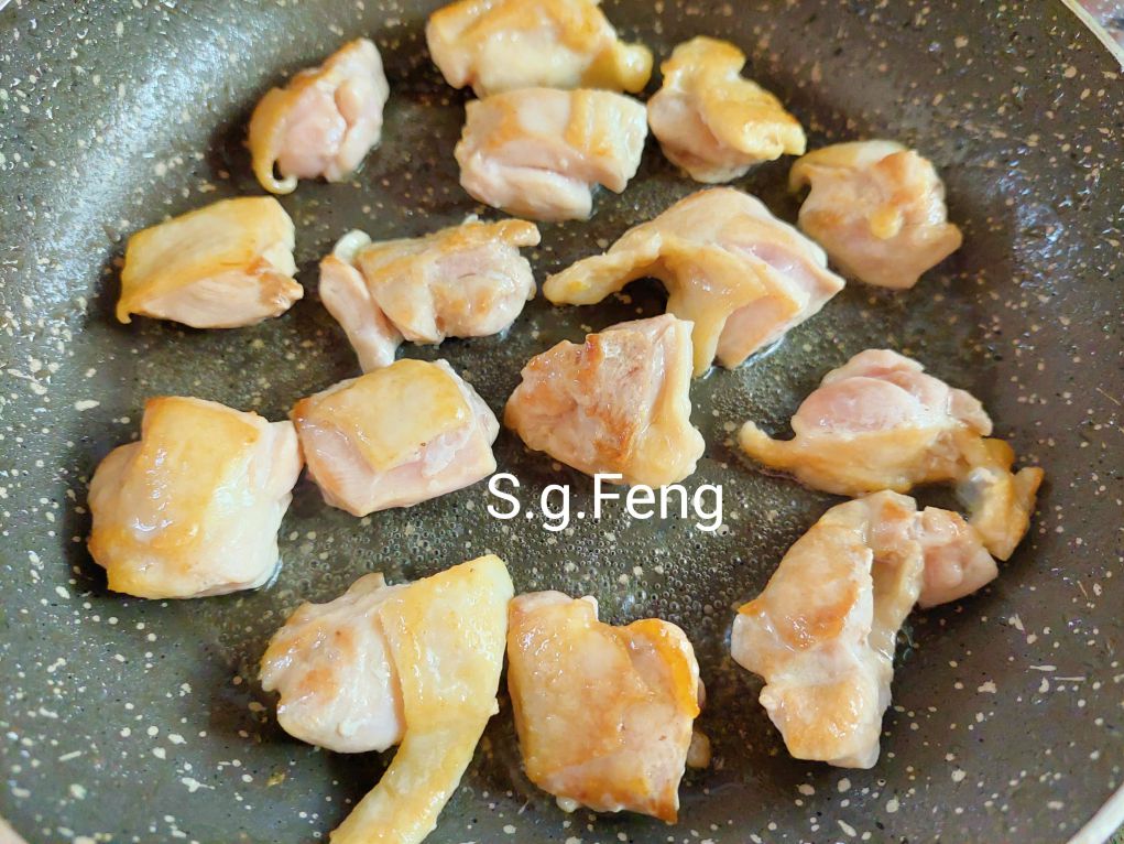 家常红烧鸡肉豆腐的加工步骤