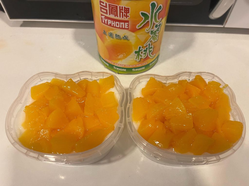 夹心水蜜桃奶酪🍑的加工步骤