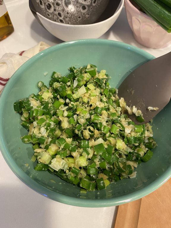 葱花油饼的加工步骤