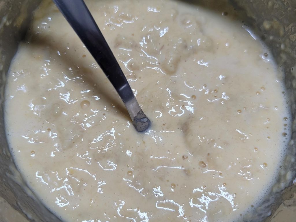 芭蕉鲜奶煎饼 的加工步骤