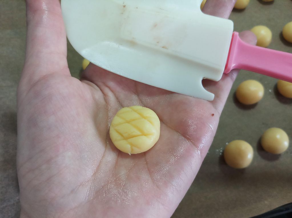 菠萝手作饼干 的加工步骤