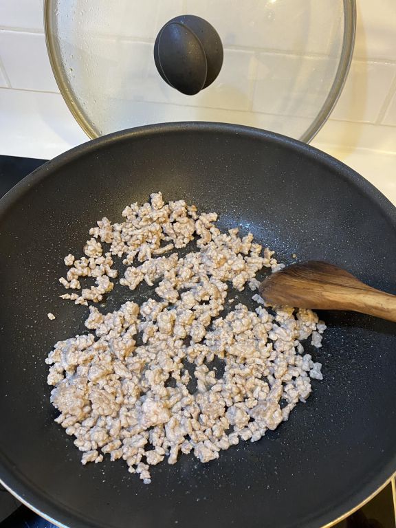 酸豇豆炒肉末 的加工步骤