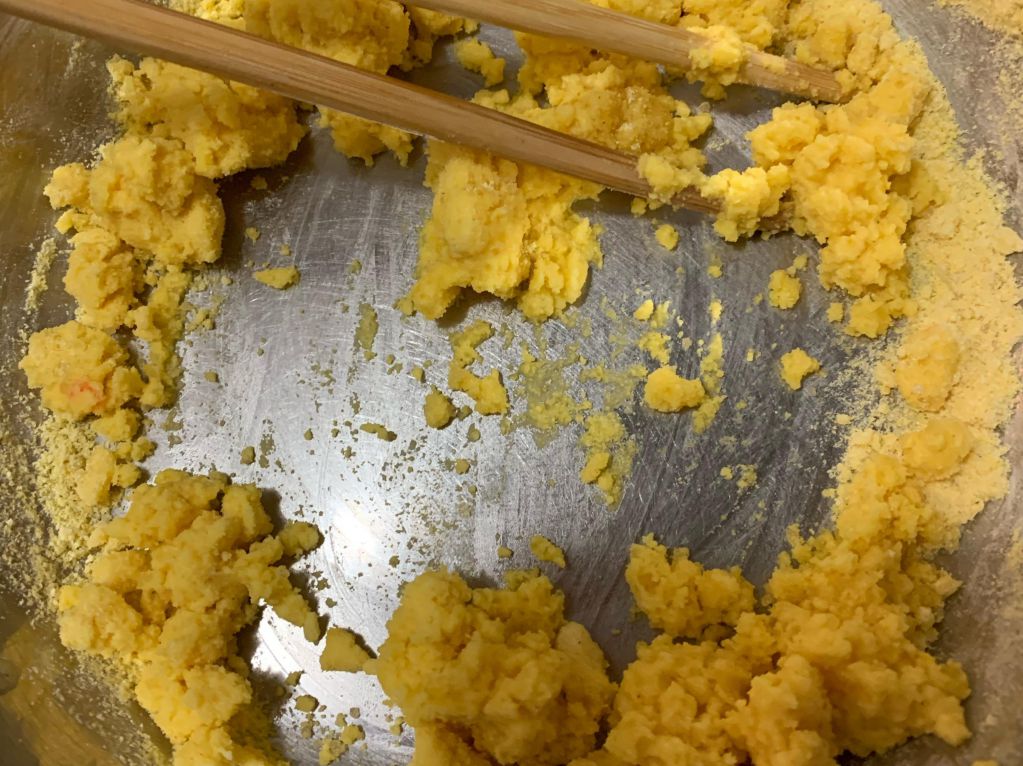 🌽玉米面烙饼 的加工步骤