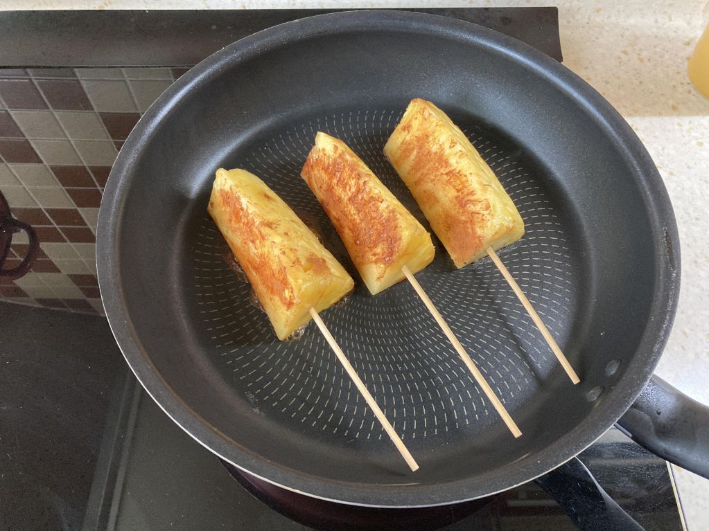 肉桂糖烤凤梨 的加工步骤