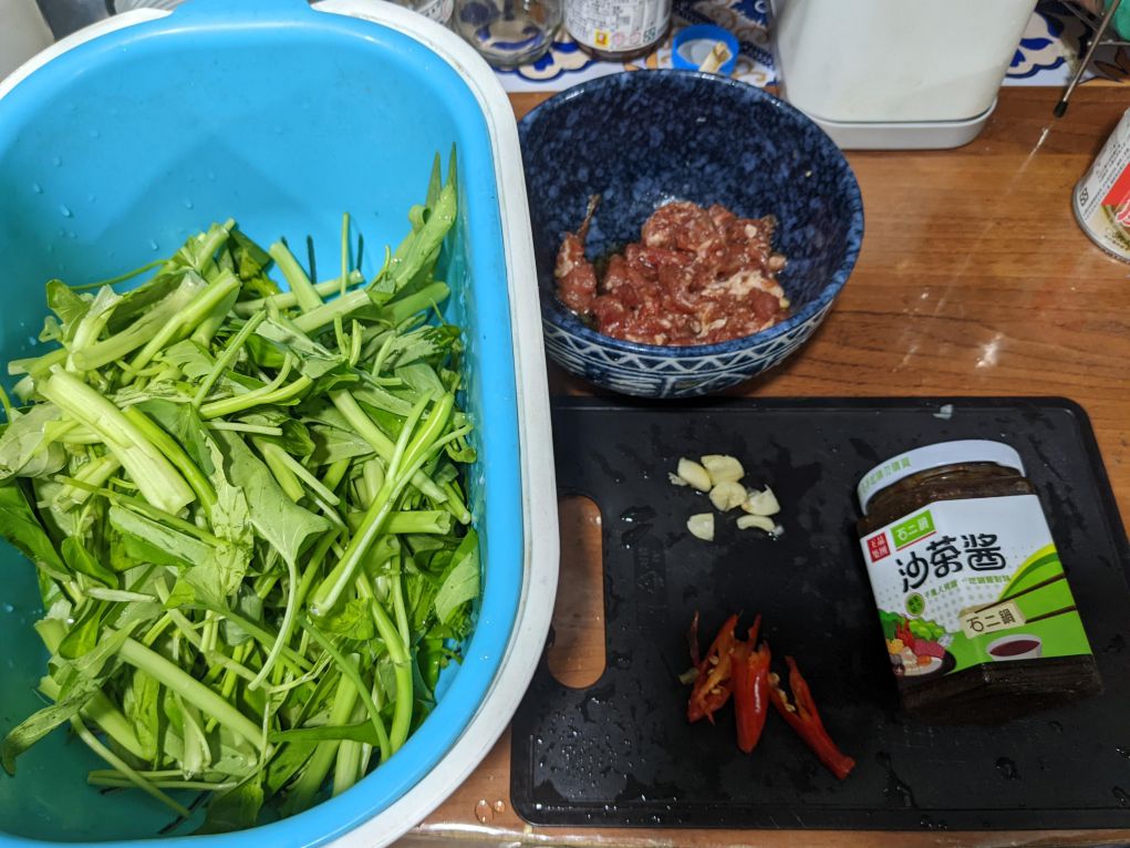 沙茶肉片 的加工步骤