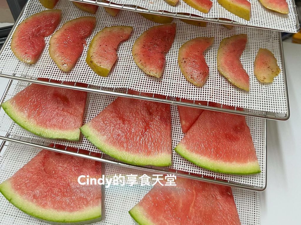 纯天然无添加🍉西瓜果干 🍃的加工步骤