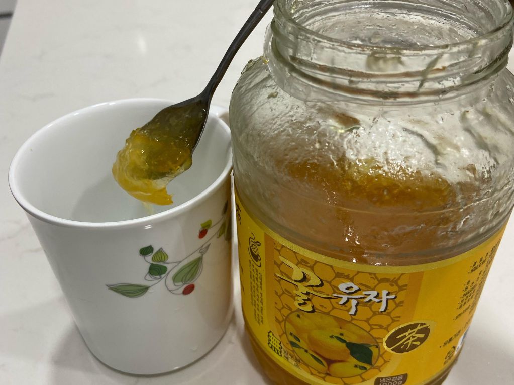 炼乳蜂蜜柚子茶 的加工步骤