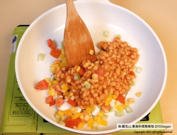 奶素焗豆炖饭