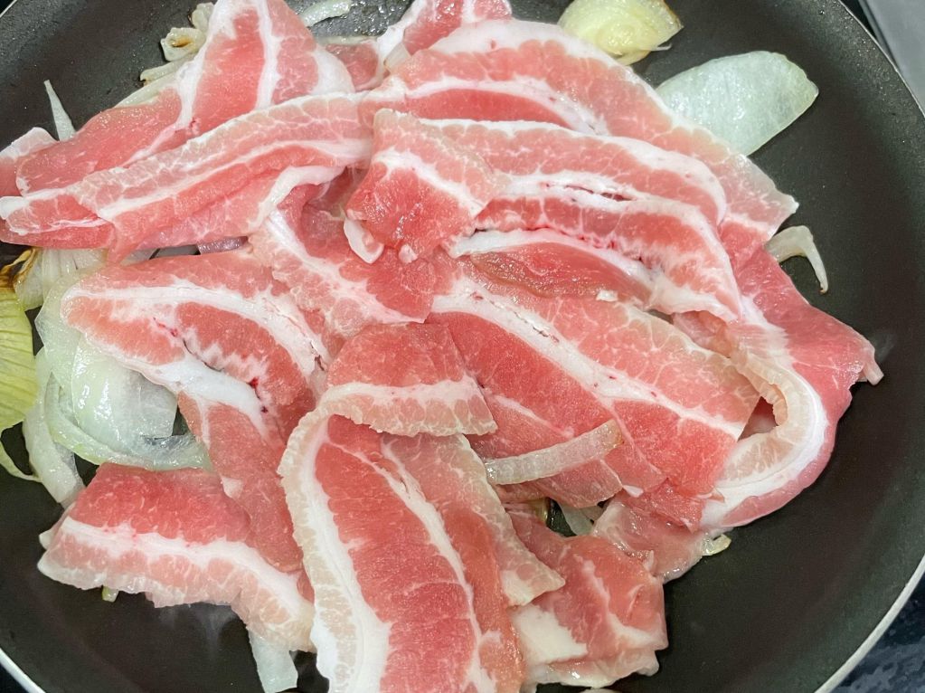 便宜猪五花丼饭的加工步骤