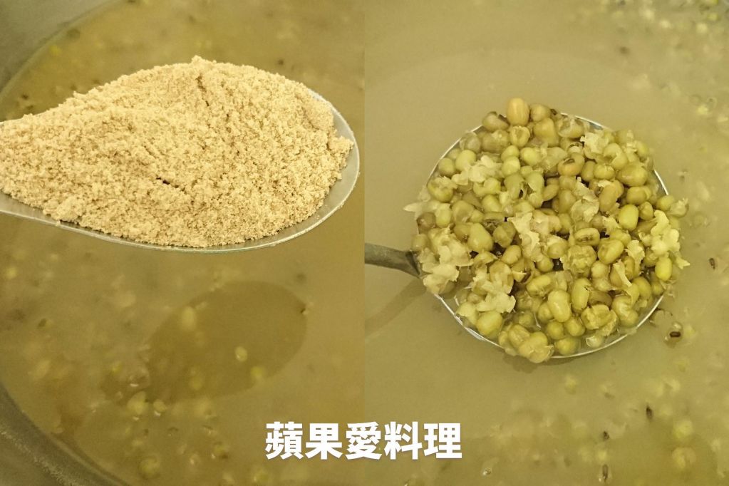 超浓郁古早味绿豆冰（电锅版）的加工步骤