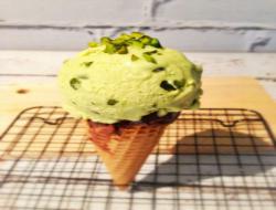 [免用冰淇淋机]开心果冰淇淋 No-Churn Pistachio Ice Cream