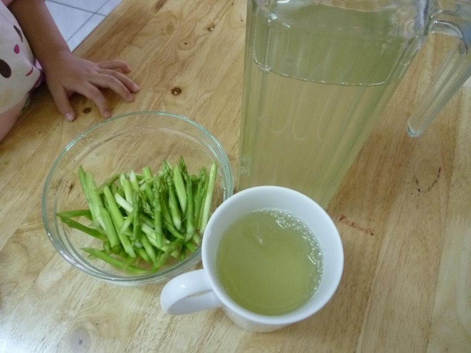 自製简单好喝的~芦笋汁~的加工步骤