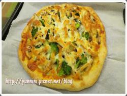 自製手工比萨 鸡肉菇菇PIZZA