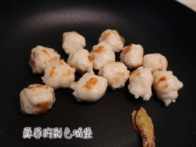 『三杯花枝丸』免油炸之美味花枝丸料理的加工步骤