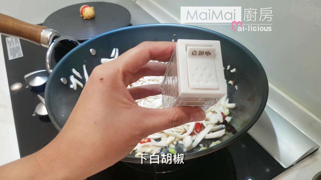 椒盐杏鲍菇【MaiMai厨房】的加工步骤