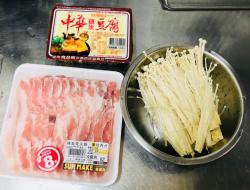 酱烧鸡蛋豆腐金针菇（便当菜）