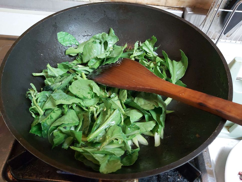 芥兰牛肉🥄🍛的加工步骤