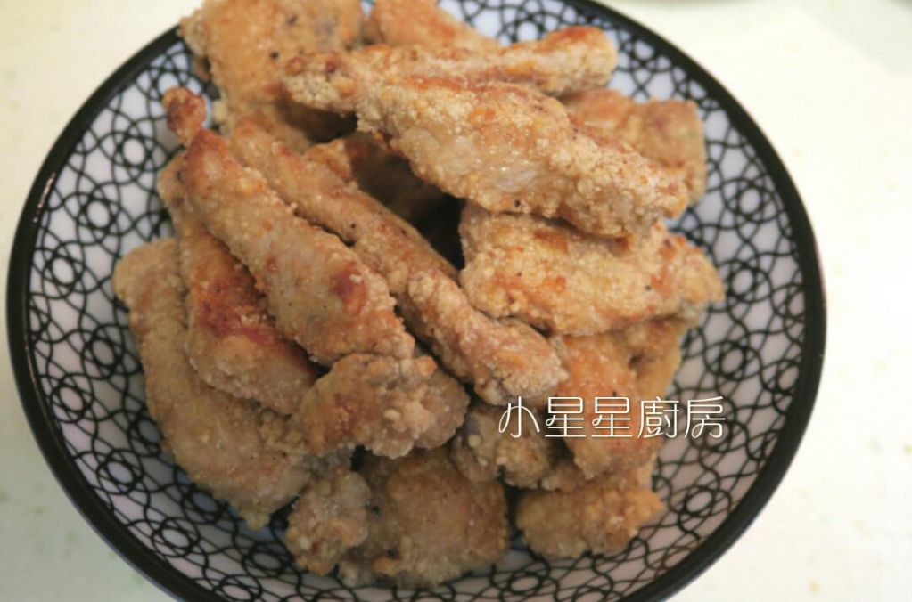 台式炸排骨(瓦斯炉油炸&水波炉)的加工步骤