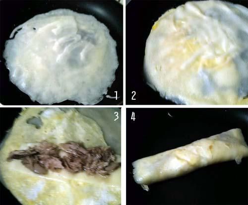 家常蛋饼★的加工步骤