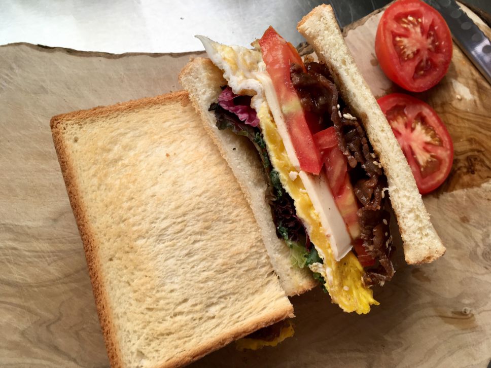 照烧牛肉三明治🥪的加工步骤