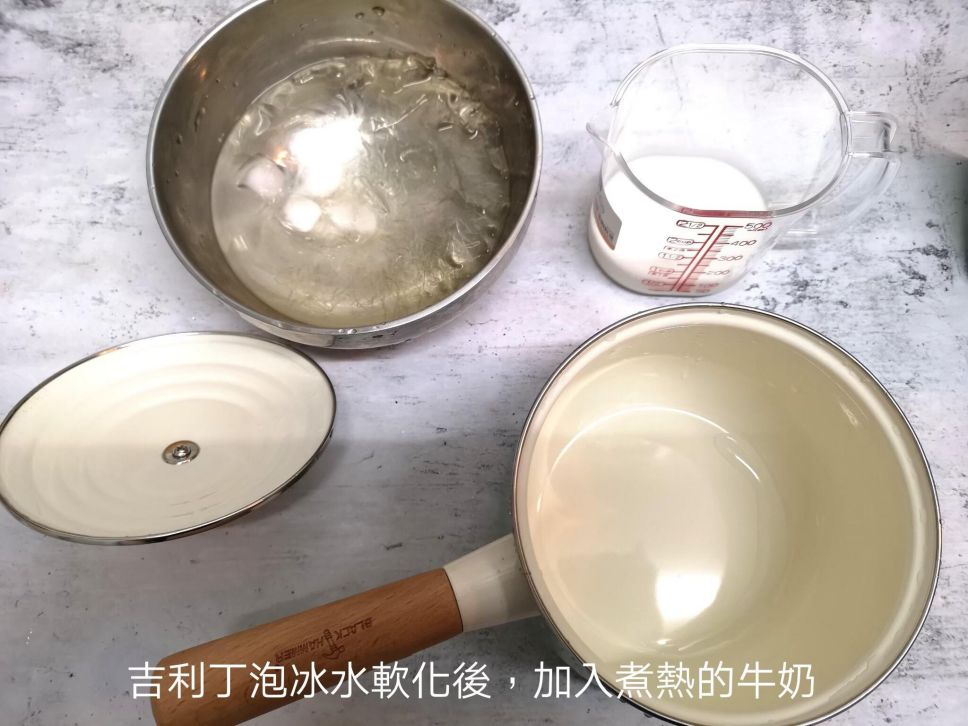 ⭐️免烤箱⭐️抹茶起司蛋糕的加工步骤