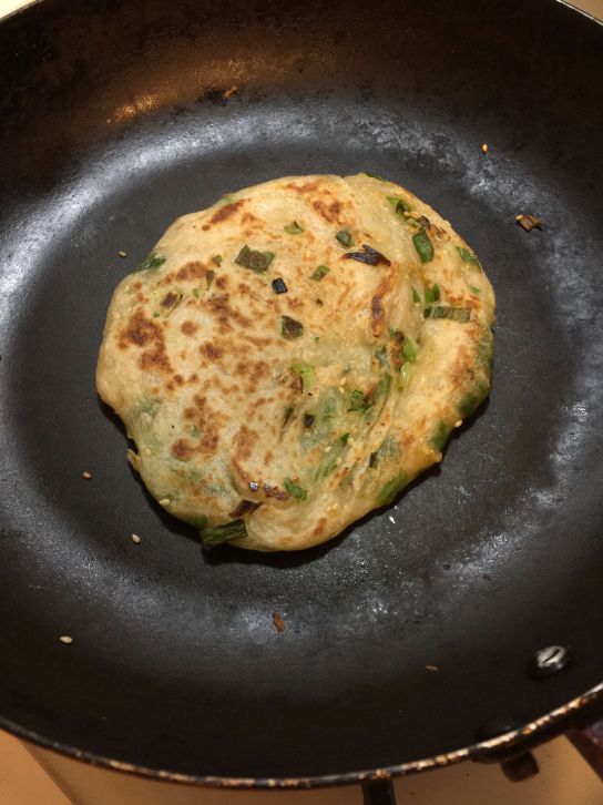 鹅油金葱芝麻葱油饼^_^好做好吃的加工步骤