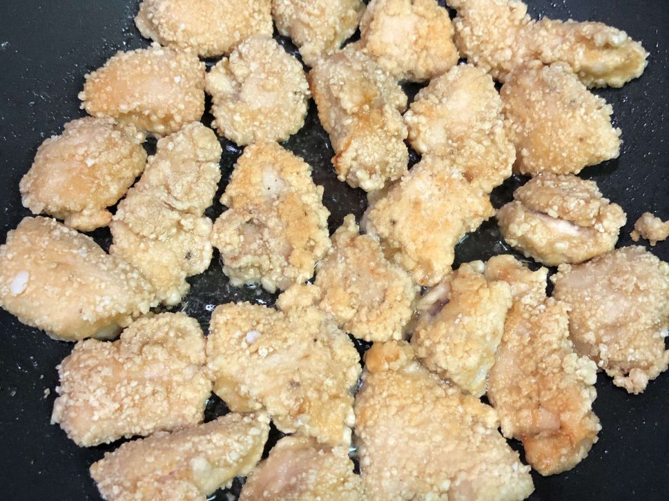 台式盐酥鸡（少油版的加工步骤