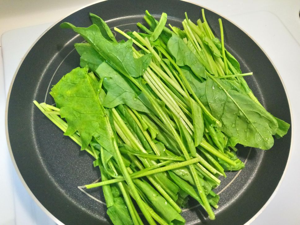 菠菜煎饼大阪烧的加工步骤