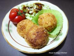 深夜食堂 实作篇【蟹肉奶油可乐饼]