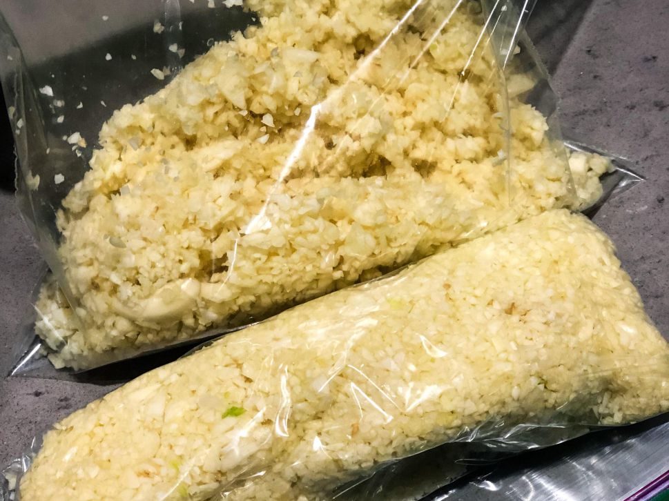 保存蒜泥🧄方法之一的加工步骤