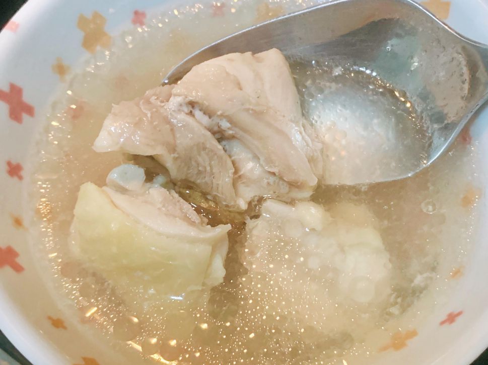 姜蒜鸡汤；预防感冒增强抵抗力；宝宝食谱的加工步骤