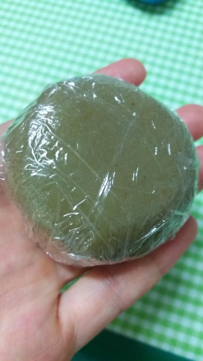 抹茶绿豆冰皮月饼（无奶油、炼乳）的加工步骤