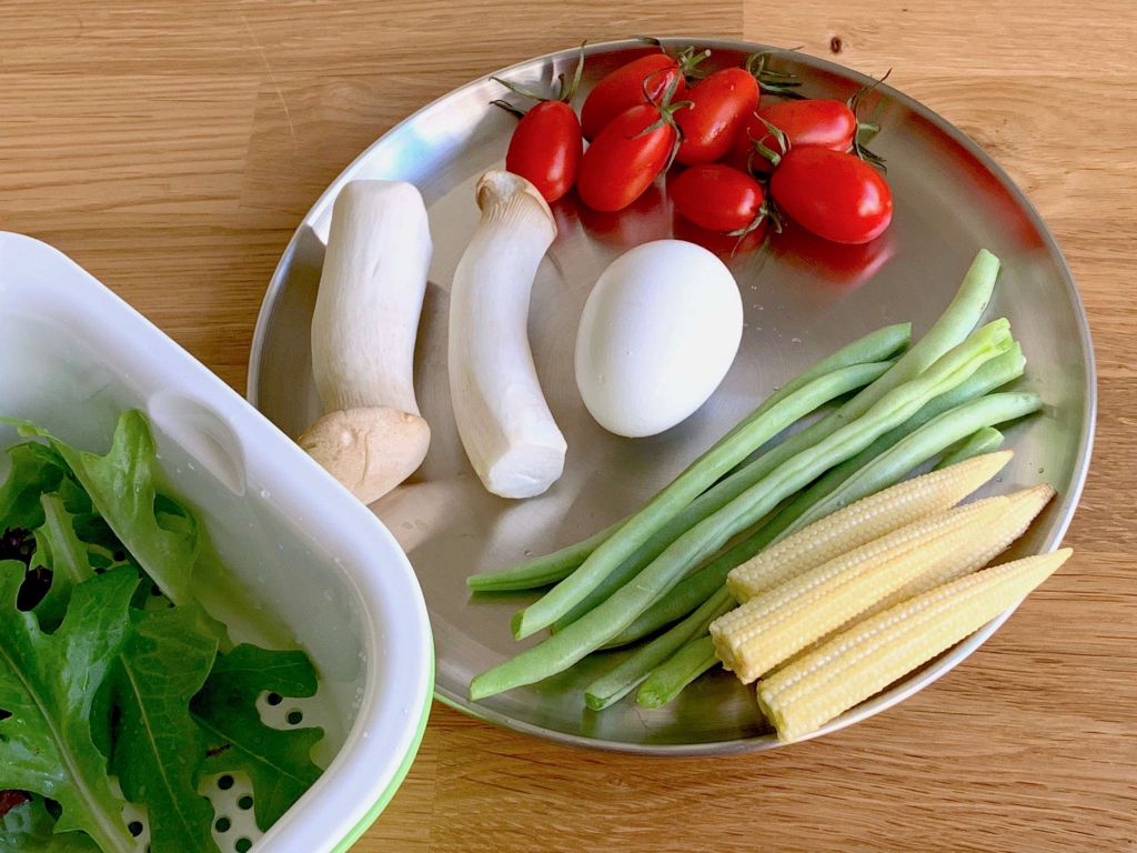 健康低糖 野菇水煮蛋温沙拉的加工步骤