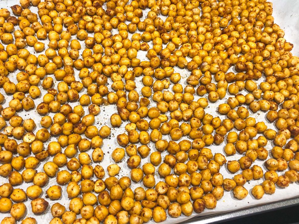 烤香脆微辣的鹰嘴豆(Chickpea)的加工步骤