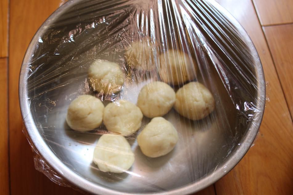 芋头酥饼的加工步骤