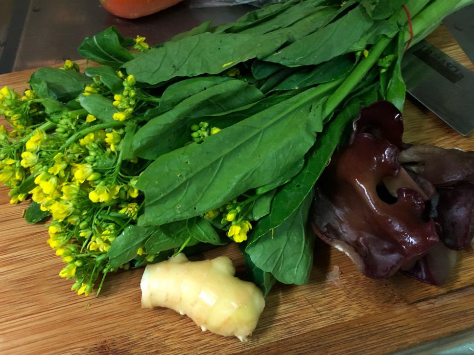 姜香油菜花【素食】【不一样家常菜】的加工步骤