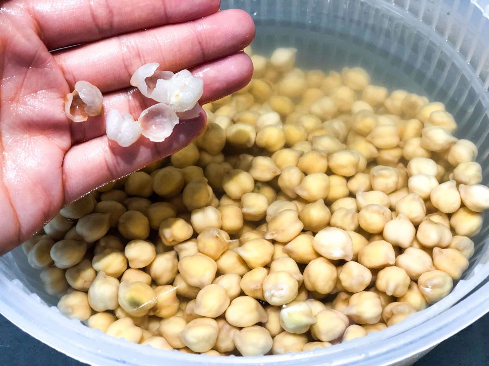 烤香脆微辣的鹰嘴豆(Chickpea)的加工步骤