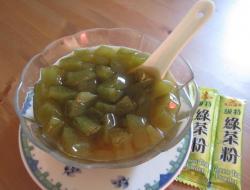 冬瓜绿茶蒟蒻冻