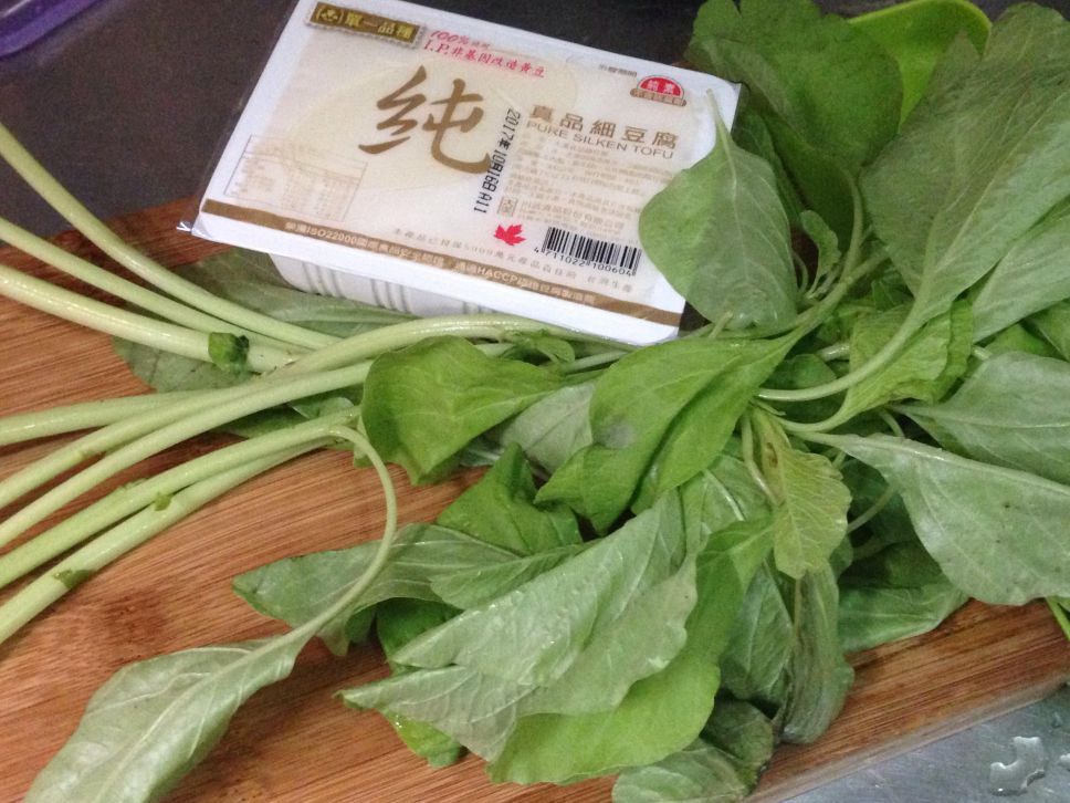 副食品-苋菜嫩豆腐冰砖(10M)的加工步骤