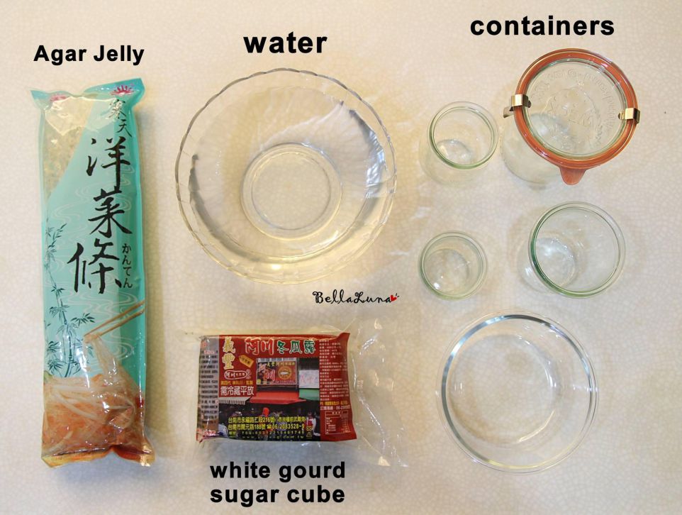 清凉消暑冬瓜洋菜冻【嫁妆厨艺】的加工步骤