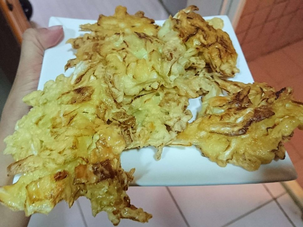 台式高丽菜煎饼的加工步骤